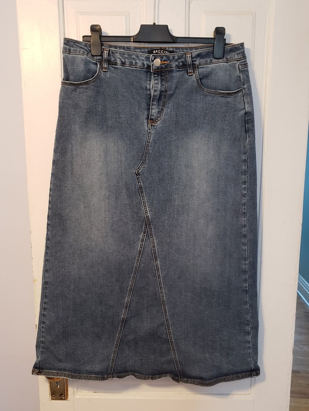 Baccini Denim Skirt Size 12